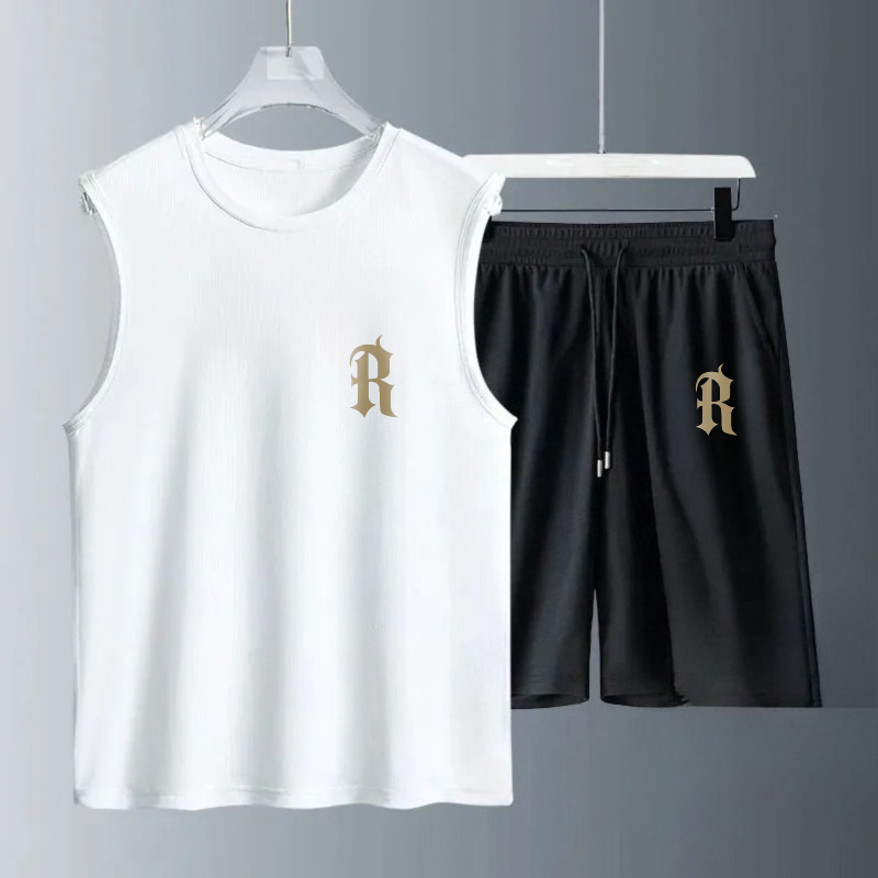 Summer Clothing Beach - مجموعات قمصان رجالية بدون أكمام لصيف