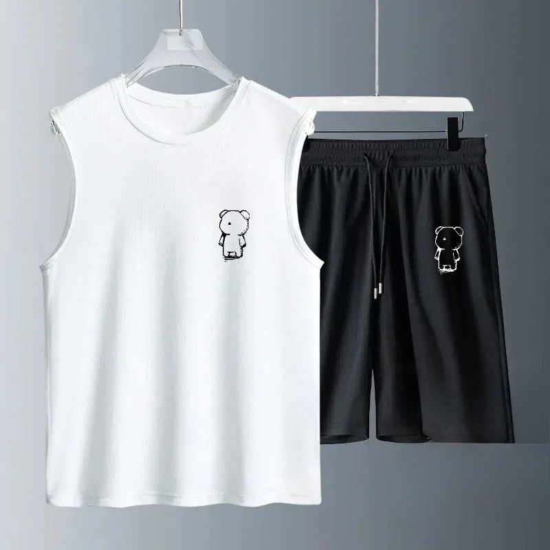 Summer Clothing Beach - مجموعات قمصان رجالية بدون أكمام صيف