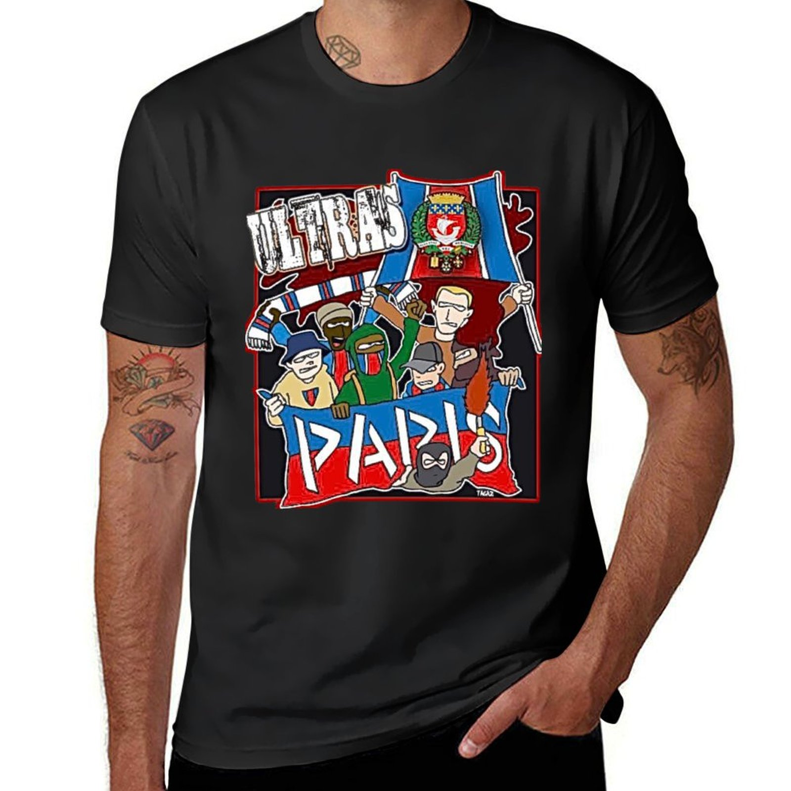 Summer Clothing In Paris - تي شيرت ملابس جمالية للرجال من