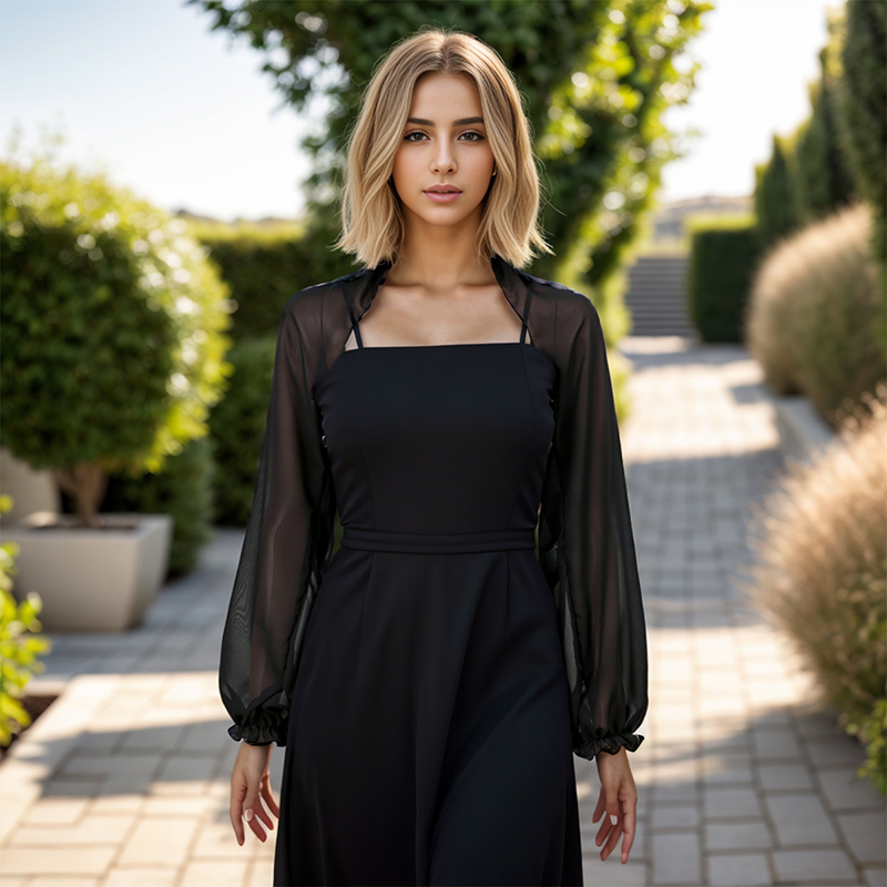 Off Shoulder Blouse - بلون الشيفون شال الصيف مكيفة قميص