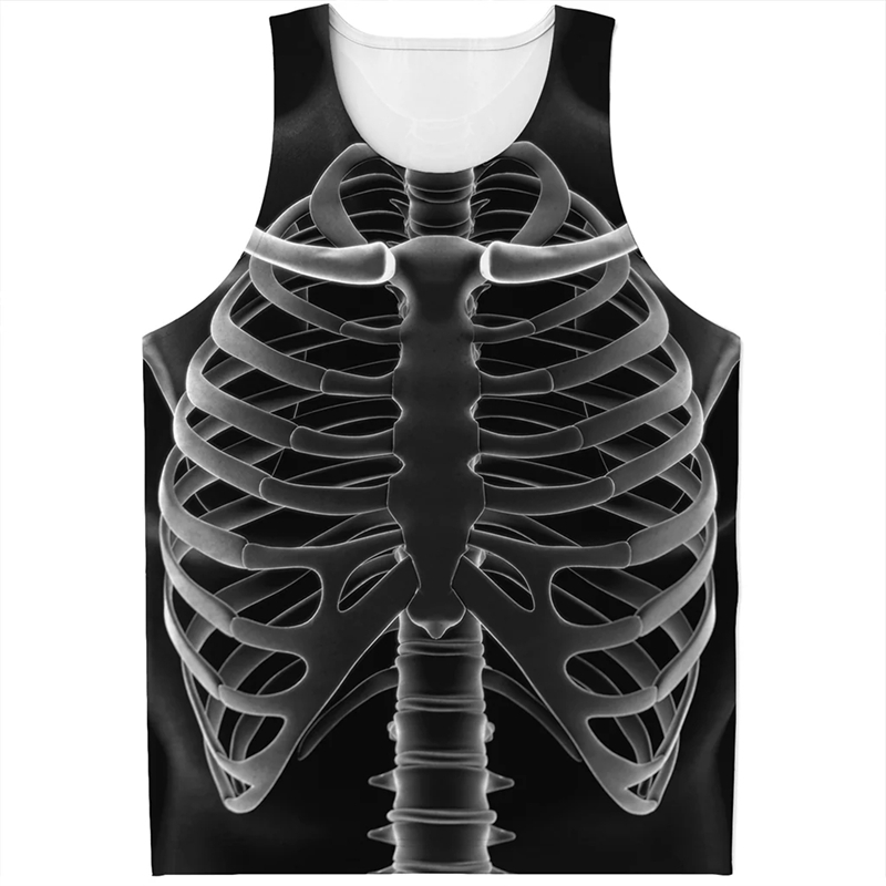 Summer Rays Clothing - بلوزة بدون أكمام بالأشعة السينية للذكور