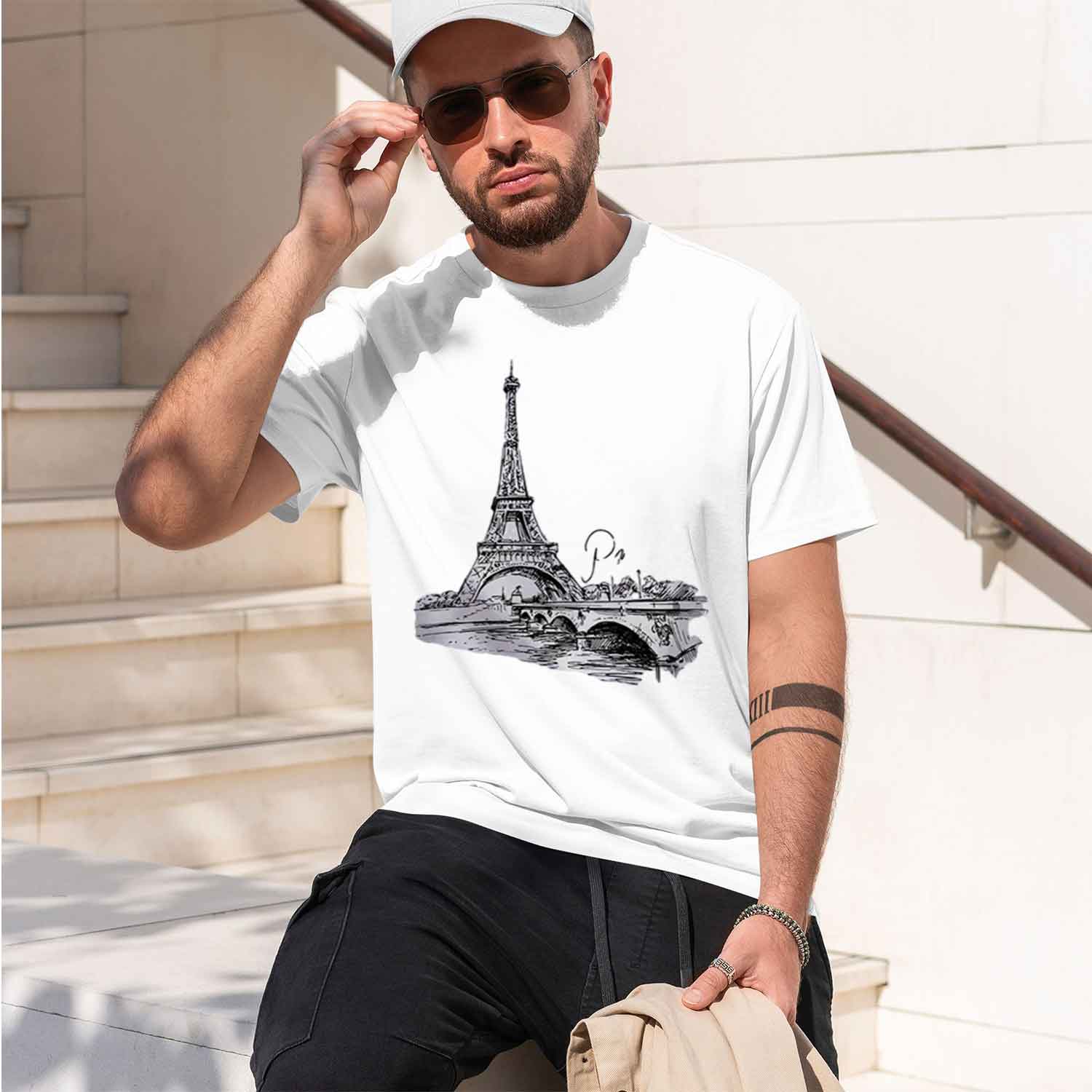 تي شيرت نسائي بطبعة باريس من ا - مراجعة Summer Clothing In Paris وسعره