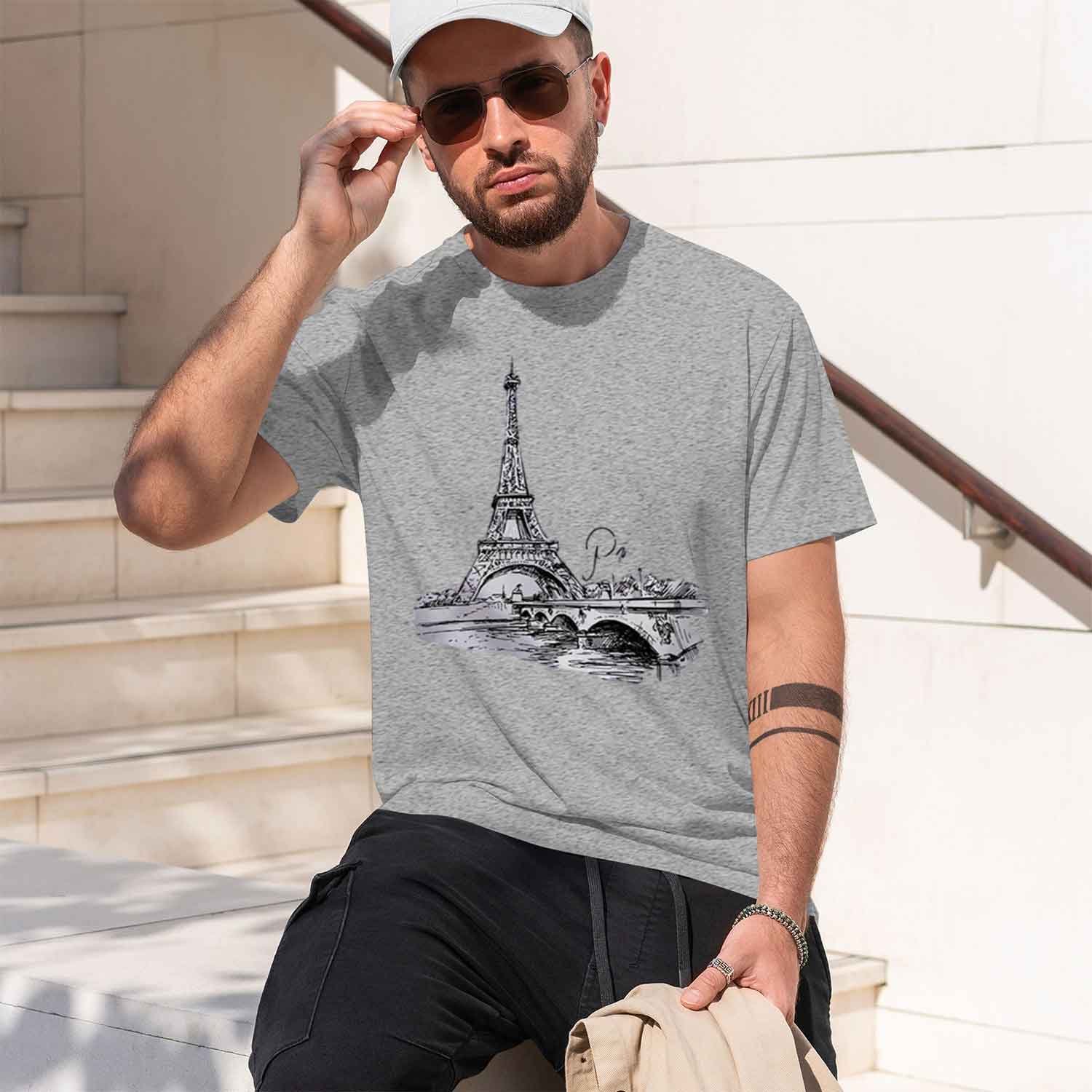 تي شيرت نسائي بطبعة باريس من ا - مراجعة Summer Clothing In Paris وسعره