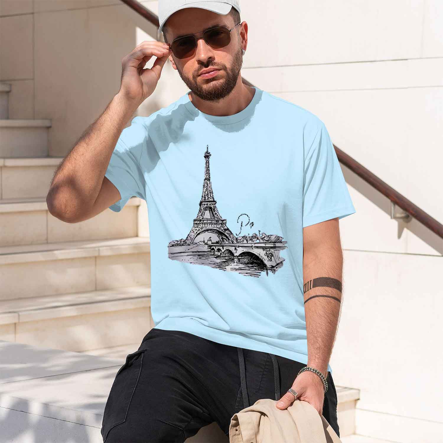 تي شيرت نسائي بطبعة باريس من ا - مراجعة Summer Clothing In Paris وسعره