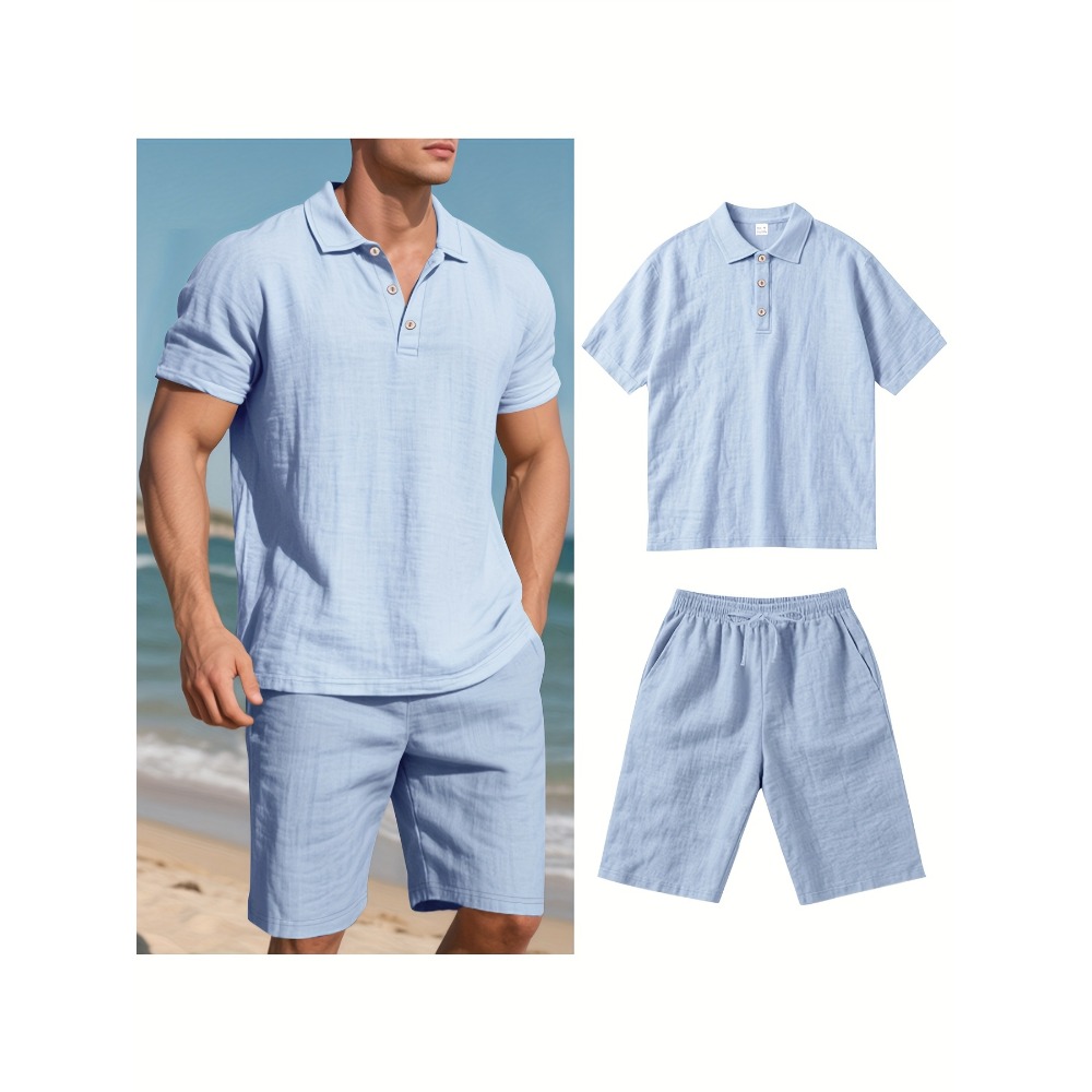 الصيف الرجال البدلة موضة الكتا - مراجعة Summer Clothing Men Linen وسعره