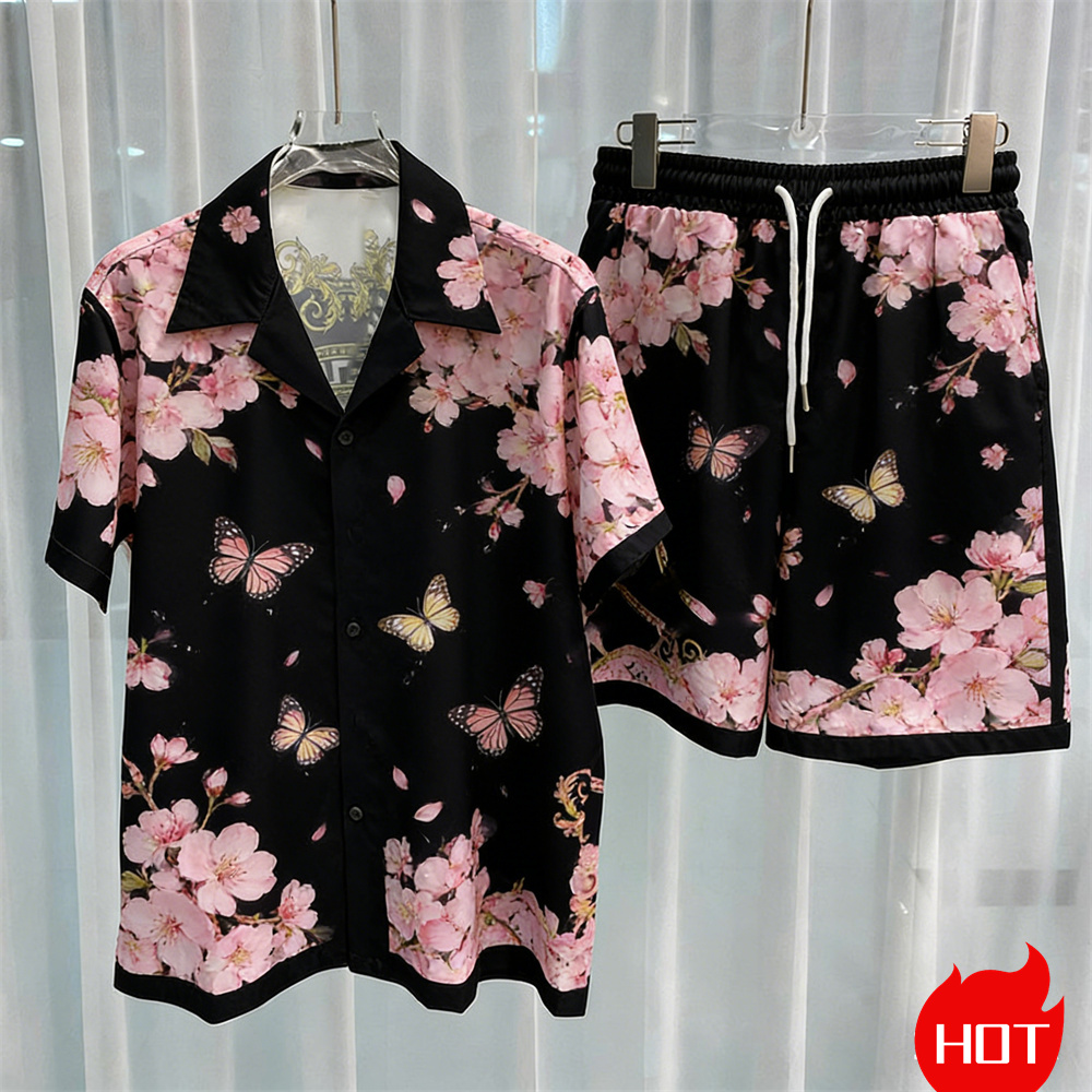 طقم رجالي مطبوع رقميًا من قطعت - مراجعة Summer Clothing Types وسعره