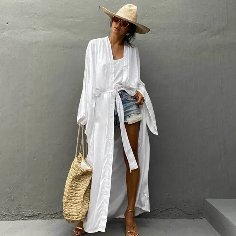 كيمونو نسائي للشاطئ، كارديجان، - مراجعة Summer Clothing Wraps وسعره