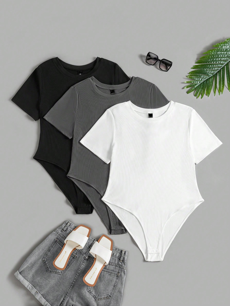 بذلة نسائية بمقاس كبير ورقبة د - مراجعة Romper Playsuit Women وسعره