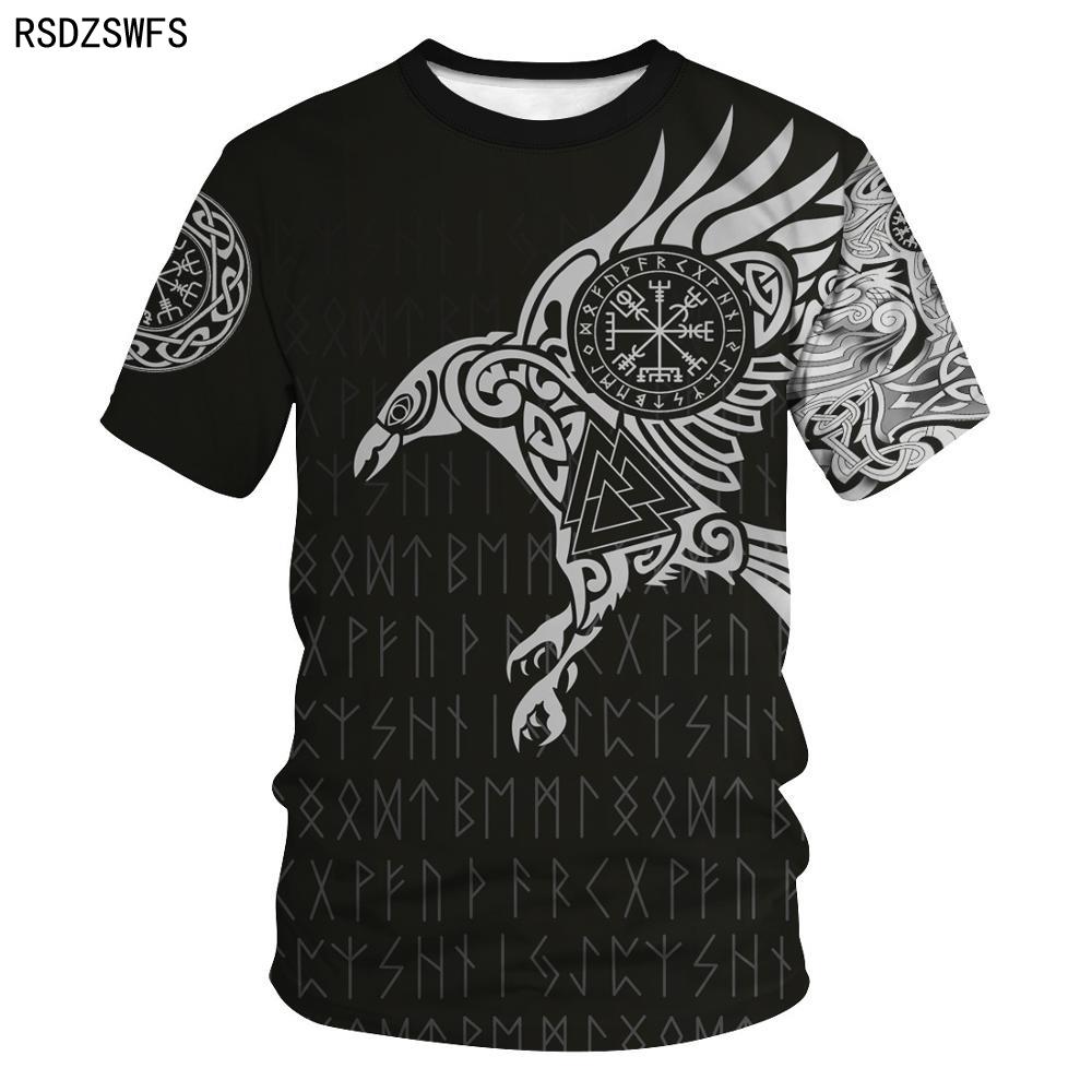 تي شيرت رجالي بتصميم وشم فايكن - مراجعة Summer Viking Clothing وسعره
