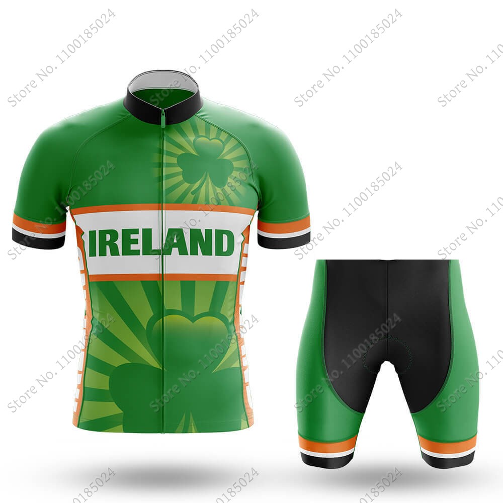 مجموعة جيرسي لركوب الدراجات ال - مراجعة Ireland Summer Clothing وسعره