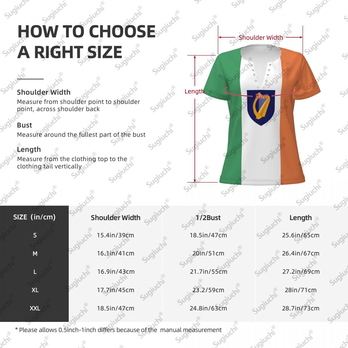 2025 أيرلندا العلم مثير العميق - مراجعة Ireland Summer Clothing وسعره