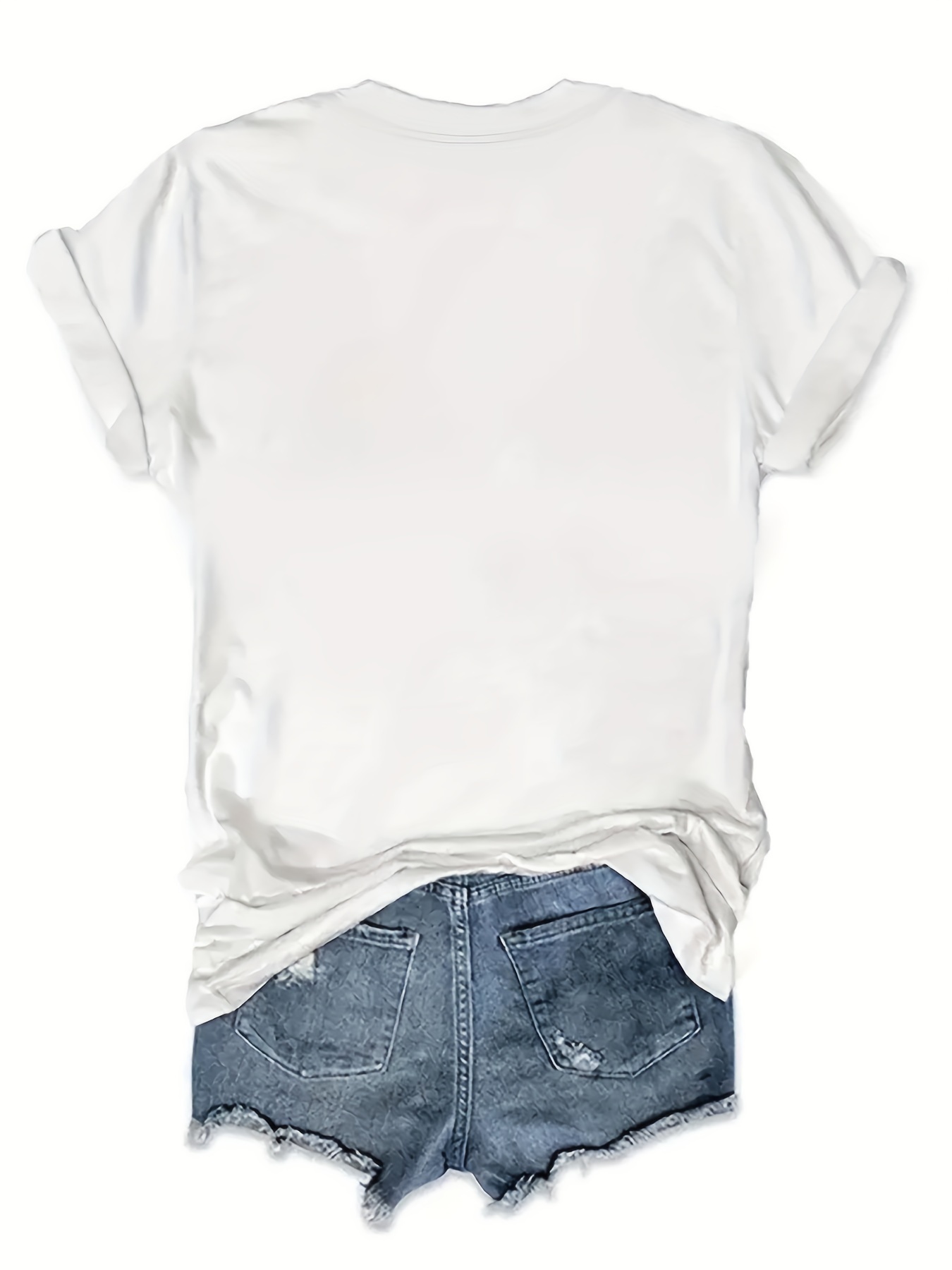 تي شيرت نسائي بطباعة زهور بتصم - مراجعة Summer Clothing In Paris وسعره