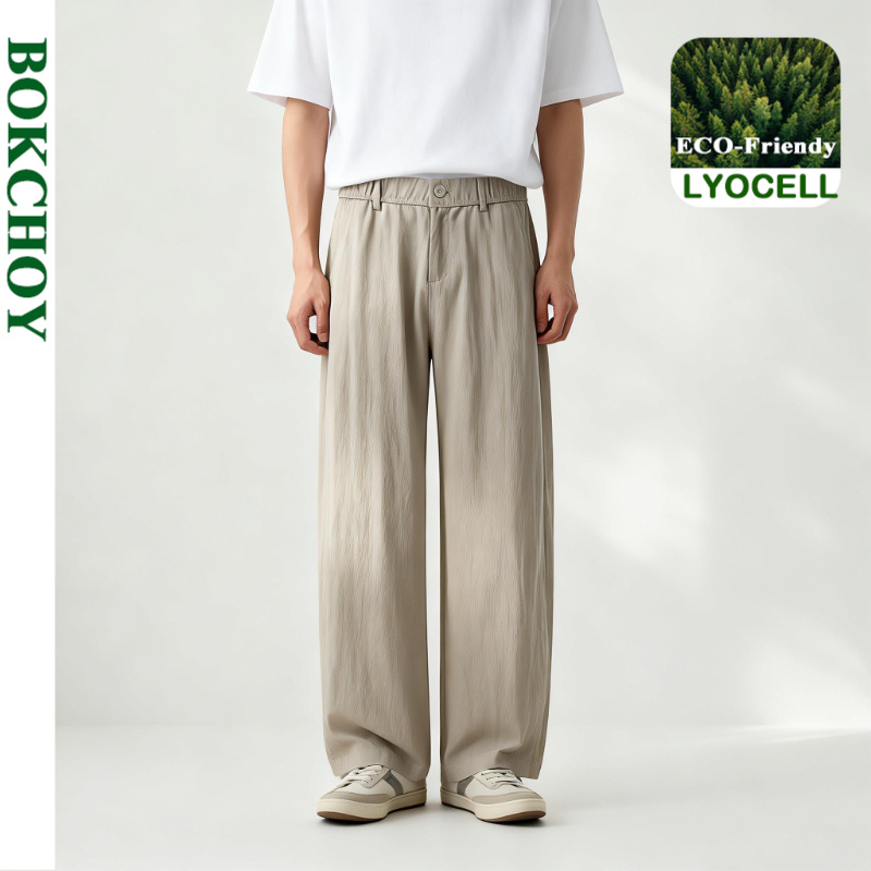 بنطلون كاجوال رجالي جديد لربيع - مراجعة Summer Clothing Men Linen وسعره