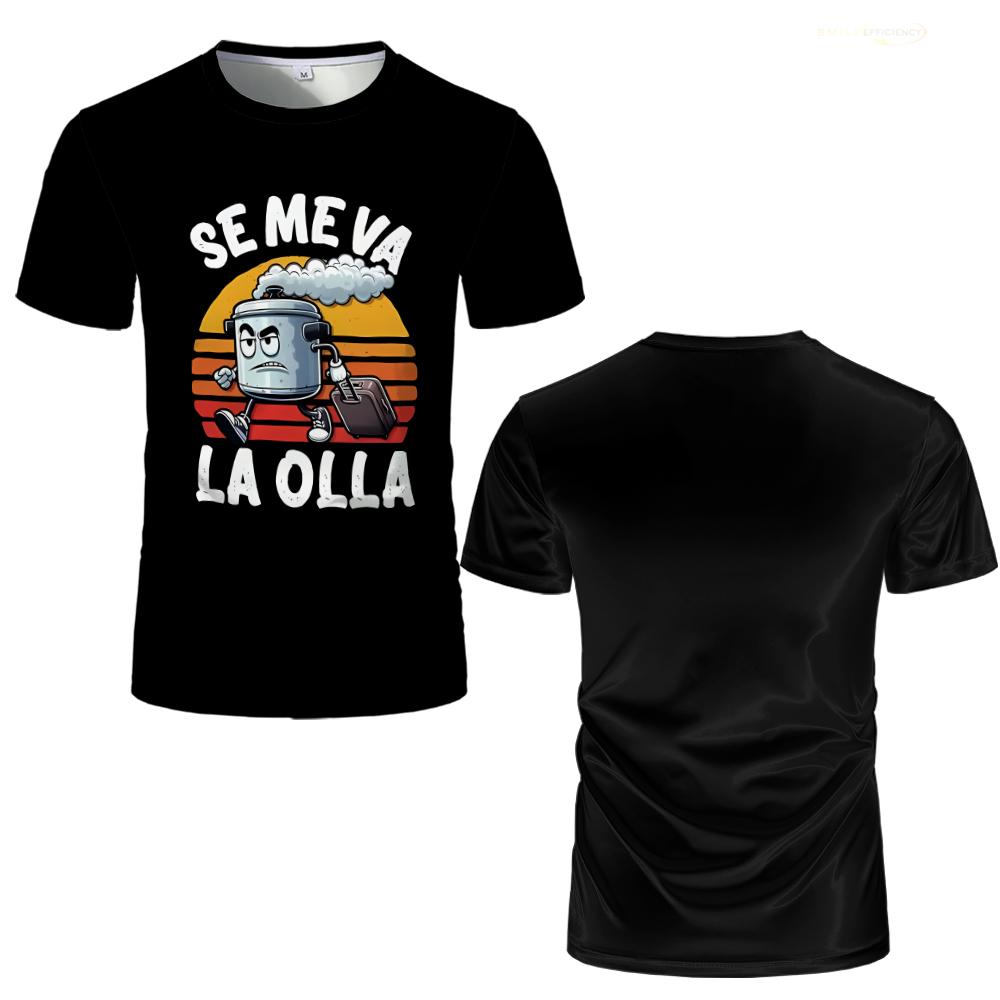 Se Me Va La Pinza تي شيرت مطبو - مراجعة Summer Clothing In Spanish وسعره