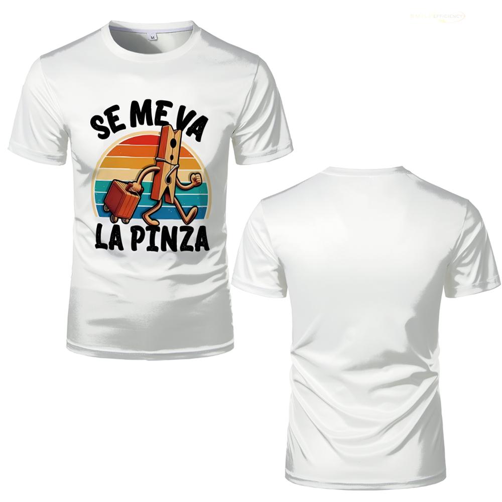 Se Me Va La Pinza تي شيرت مطبو - مراجعة Summer Clothing In Spanish وسعره
