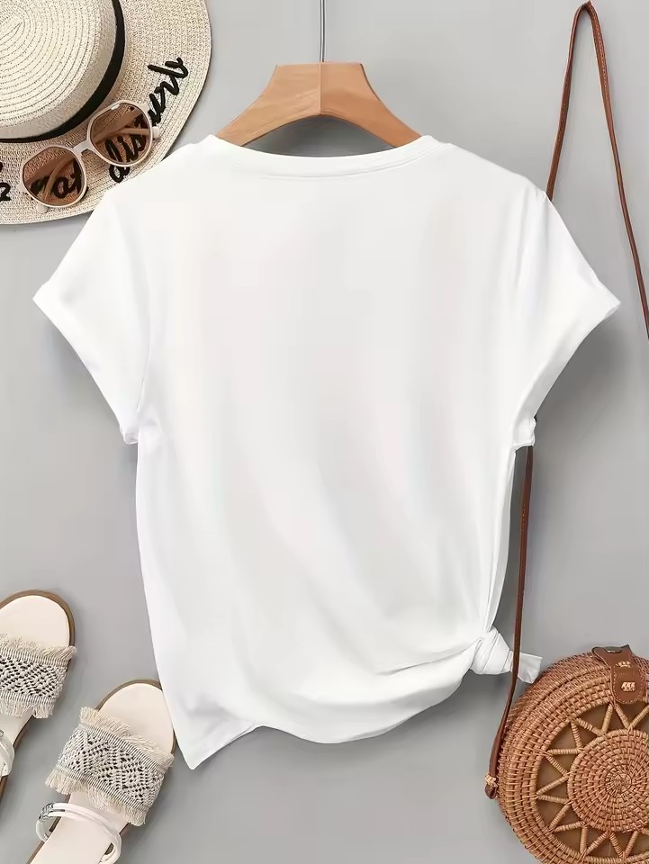 تي شيرت نسائي بطبعة باريس، قمي - مراجعة Summer Clothing In Paris وسعره