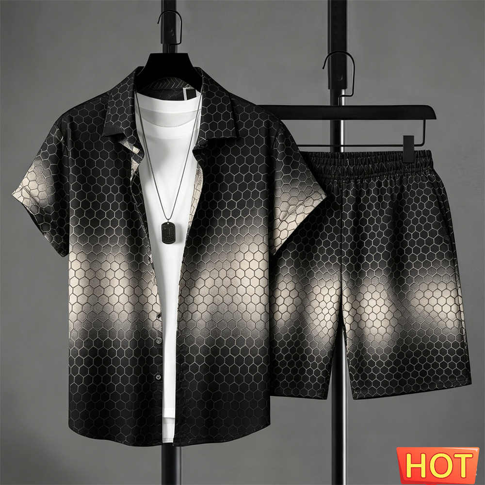 طقم قميص رجالي صيفي متدرج الأل - مراجعة Summer Clothing Types وسعره