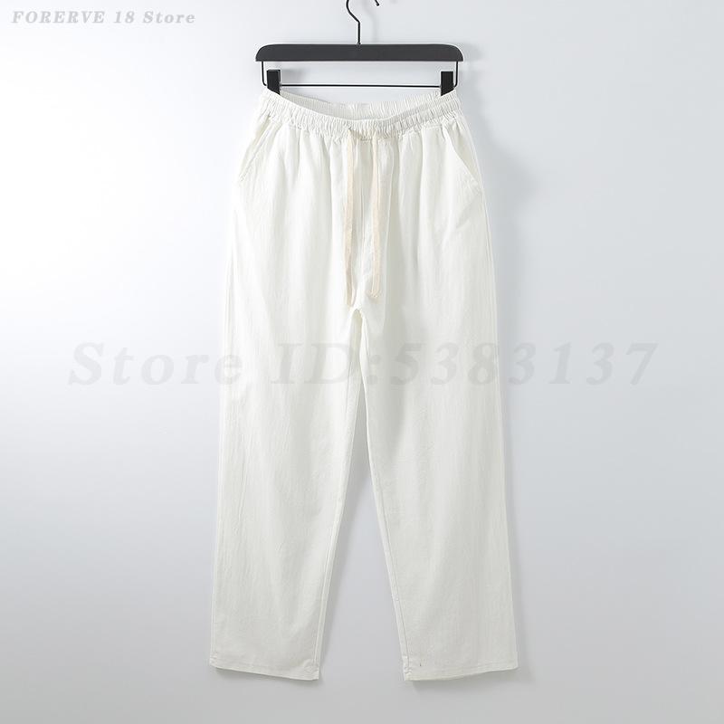 طقم صيفي جديد من الكتان والقطن - مراجعة Summer Clothing Men Linen وسعره