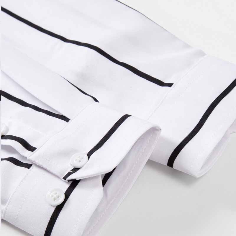 قميص رجالي مخطط بأكمام طويلة و - مراجعة Summer Clothing Long Sleeve وسعره