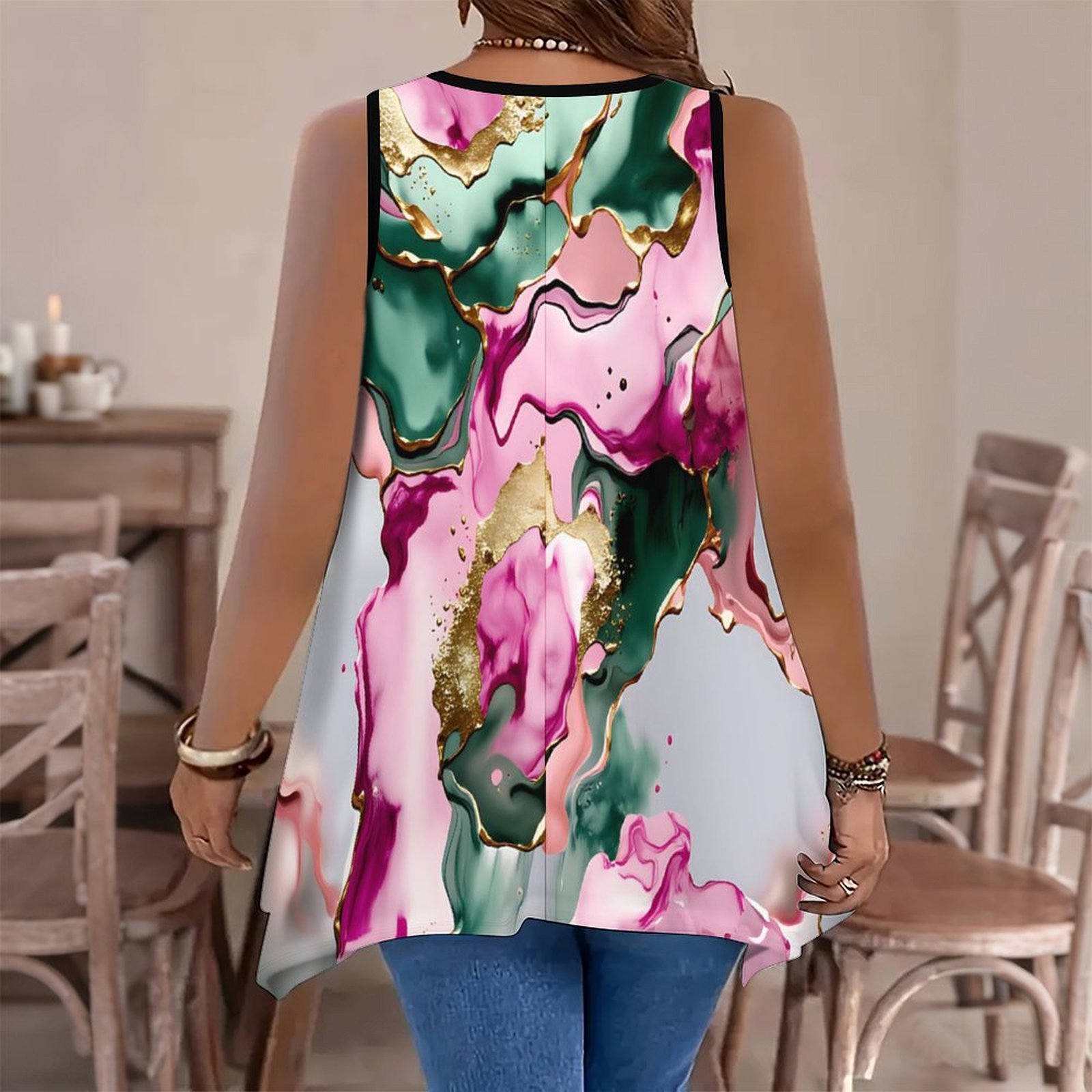 بلوزة نسائية أنيقة بتصميم عتيق - مراجعة Summer Clothing In Winter وسعره