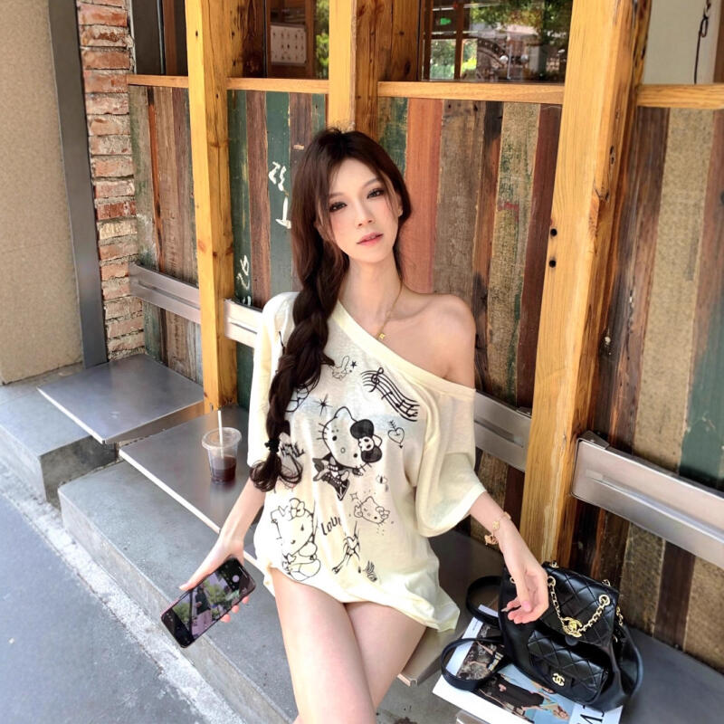 بلوزة واقية من الشمس بتصميم ها - مراجعة Off Shoulder Blouse وسعره