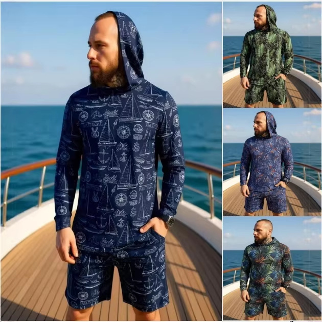 طقم صيفي جديد 2026 بطبعة مموهة - مراجعة Summer Clothing Beach وسعره