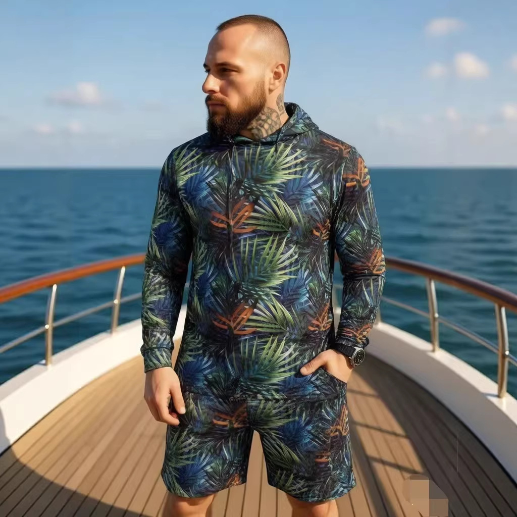 طقم صيفي جديد 2026 بطبعة مموهة - مراجعة Summer Clothing Beach وسعره