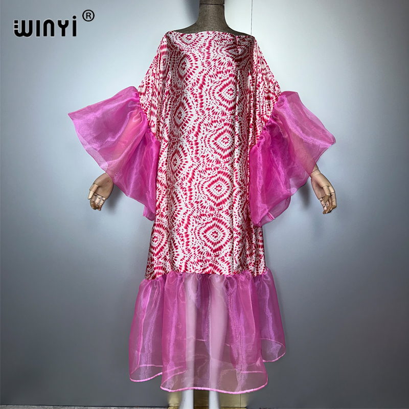 فستان سهرة صيفي بأكمام منتفخة  - مراجعة Summer Evenings Clothing وسعره
