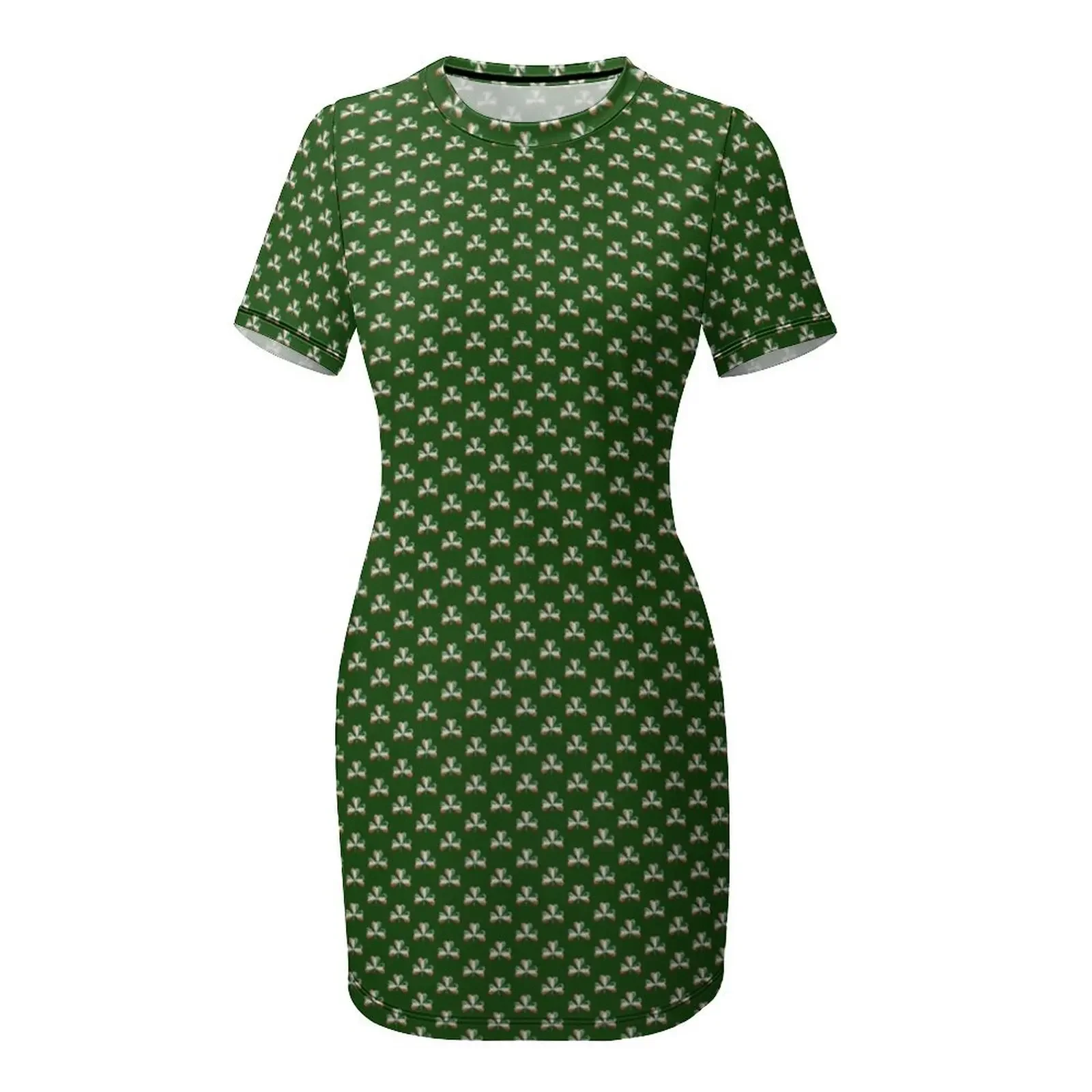 فستان بأكمام قصيرة بألوان علم  - مراجعة Ireland Summer Clothing وسعره
