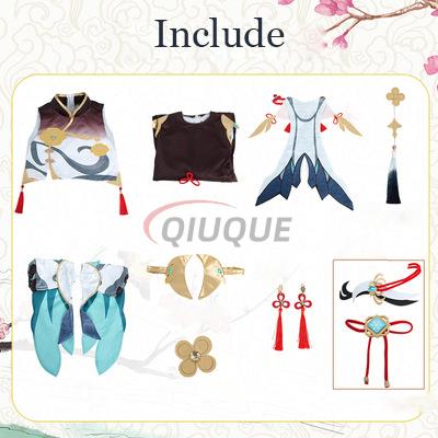 لعبة Genshin Impact Shenhe أزي - مراجعة Romper Playsuit Women وسعره