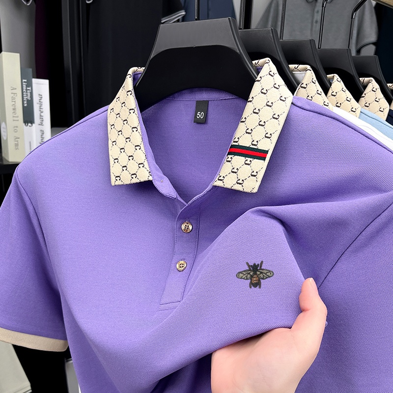 قميص بولو رجالي فاخر عالي الجو - مراجعة Summer Clothing Men Linen وسعره