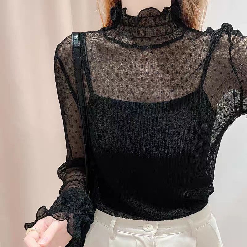 قميص نسائي أسود رقيق من الدانت - مراجعة Summer Evenings Clothing وسعره