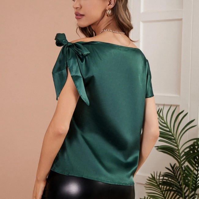 بلوزة نسائية بدون أكتاف من الس - مراجعة Off Shoulder Blouse وسعره