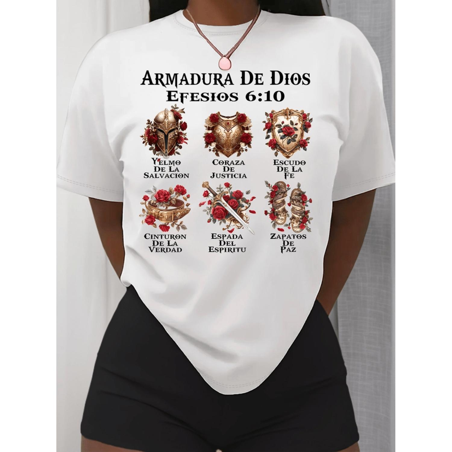 قميص نسائي كاجوال بأكمام قصيرة - مراجعة Summer Clothing In Spanish وسعره
